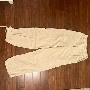 Vuori Cream Relaxed Fit Trousers